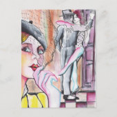 Lo han visto con otra! - Tango Briefkaart (Voorkant)