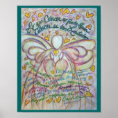 Lo que Cáncer no Puede Hacer Angel Poster Print (Voorkant)