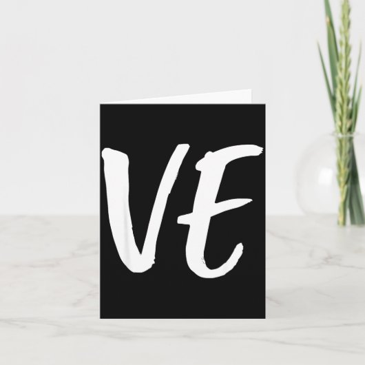 Lo Ve Love Passende Koppel Echtgenoot Echtgenote V Kaart (Voorkant)