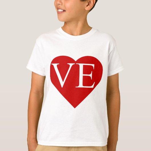 LO - VE matching Heart Shirten (2 van 2) T-shirt (Voorkant)