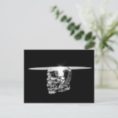Lo Watt Skull Lamp Briefkaart (Staand voorkant)