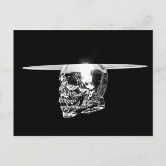 Lo Watt Skull Lamp Briefkaart (Voorkant)