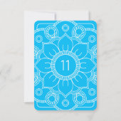 LOA Abraham verwerkt overweldigende blauwe Kaart (Achterkant)