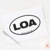 LOA-Sticker Ovale Sticker (Envelop)