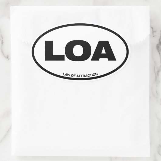 LOA-Sticker Ovale Sticker (Tas)