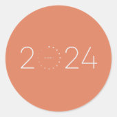 Loading 2024... ronde sticker (Voorkant)