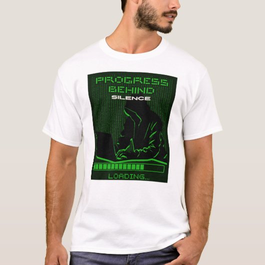 Loading Hacker Laptop Graphic T-Shirt (Voorkant)