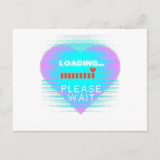 Loading Heart Retro Gamer Briefkaart
