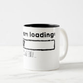 loading sarcasm (black) tweekleurige koffiemok (Voorkant rechts)