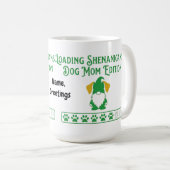 Loading Shenanigans Dog Mom Gnome St Patrick's Day Koffiemok (Voorkant rechts)