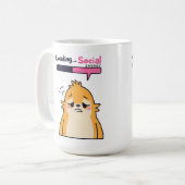 Loading… Sociale energie – Schattigee vermoeide do Koffiemok (Voorkant links)