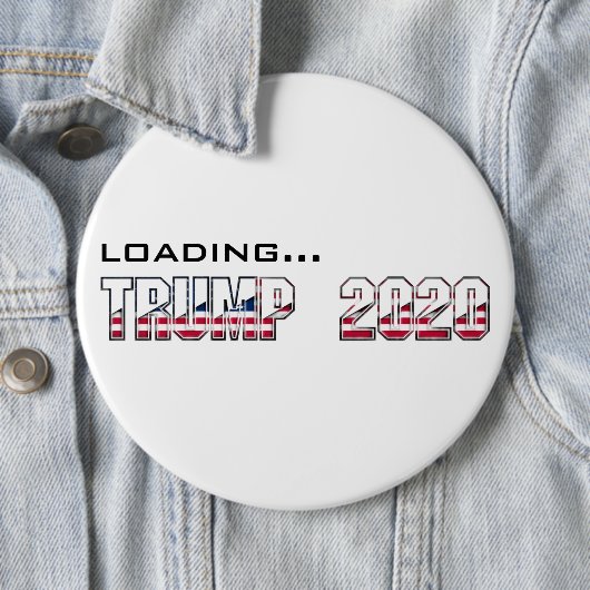 Loading Trump 2020 USA Election Typography Ronde Button 6,0 Cm (In situ)