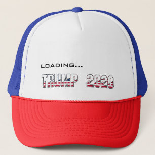 Loading Trump 2020 USA Election Typography Trucker Pet