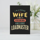 Loadmaster-taakomschrijving RSVP Kaartje (Staand voorkant)