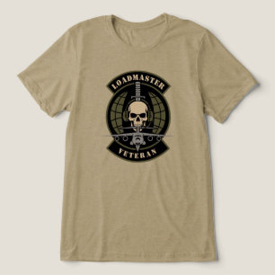 Loadmaster Veteraan Airlift Operations Embleem Tri-Blend Shirt