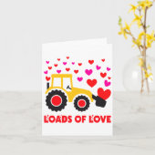 Loads Of Love Toddler Tractor Valentines Day For K Kaart (Gele Bloem)