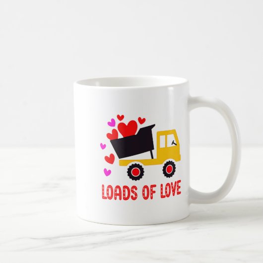 Loads Of Love Toddler Truck Valentines Day For K  Koffiemok (Rechts)