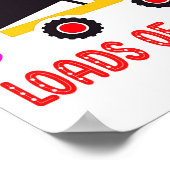 Loads Of Love Toddler Truck Valentines Day For K  Poster (Hoek)