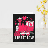 Loads of Love Train Valentijnsdag Peuter Boys Kind Kaart (Gele Bloem)