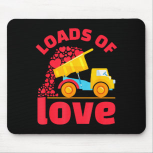 Loads Of Love Truck Harten Valentijnsdag Kinderen Muismat