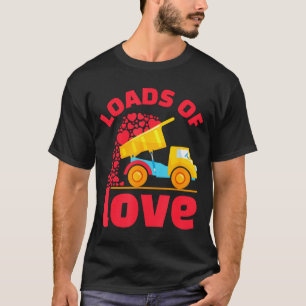 Loads Of Love Truck Harten Valentijnsdag Kinderen T-shirt