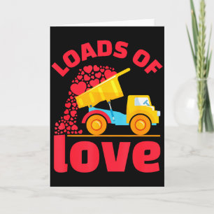 Loads Of Love Truck Hearts Valentijnsdag Kinderen  Kaart