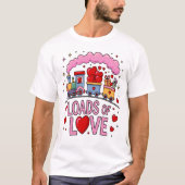 Loads of Love Valentijn Train T-shirt (Voorkant)
