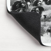 LOADS of Rams Sheep Black and White Muismat (Hoek)