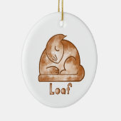 Loaf Cat Keramisch Ornament (Rechts)