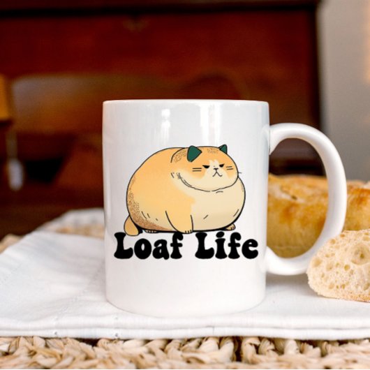 Loaf Life Funny Fat Cat Mok