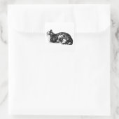 Loaf Life, Tabby Edition Vierkante Sticker (Tas)