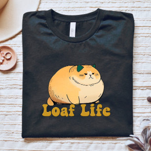 Loaf Lift Fat Cat Grappig T-shirt