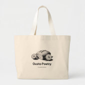 Loaf & Orange Gusto Poetry Grote Tote Bag (Voorkant)