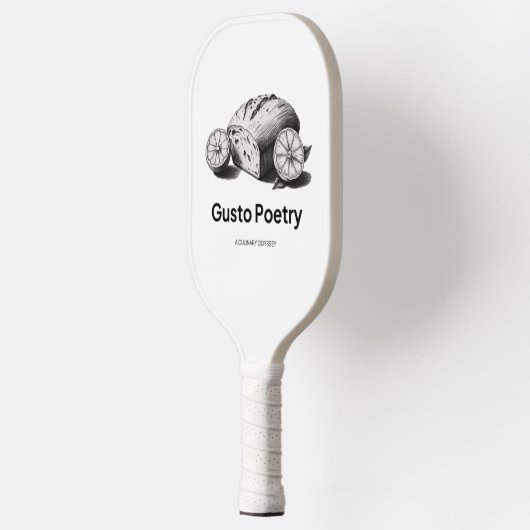 Loaf & Oranje Gusto Poëzie Pickleball Paddle (Links)