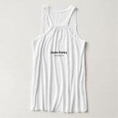 Loaf & Oranje Gusto Poëzie Tanktop (Design achterkant)