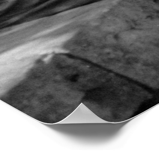 Loafers Wall, Batesville, Arkansas, jaren '30 Poster (Hoek)