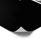 Loafing Around Funny Bread Pun Dark BG Poster (Hoek)