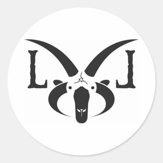 Loaghtan geladen Stickers (Voorkant)