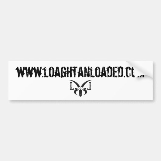 Loaghtan Loaded Club Bumpersticker (Voorkant)