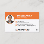 Loan Factory - Hypotheekleningfunctionaris Visitekaartje (Voorkant)