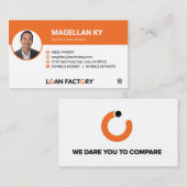 Loan Factory - Hypotheekleningfunctionaris Visitekaartje (Voorkant / Achterkant)