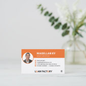 Loan Factory - Hypotheekleningfunctionaris Visitekaartje (Staand voorkant)