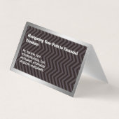 Loan Officer aangepaste foto Visitekaartje (Achterkant)