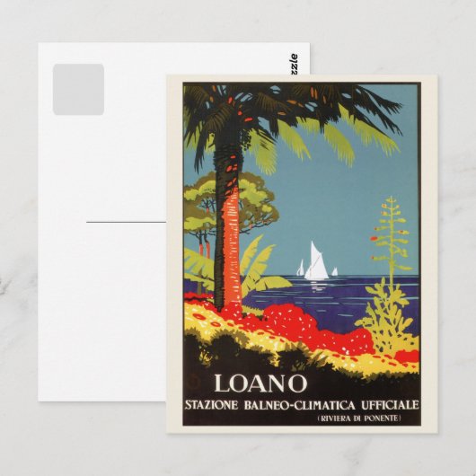  Loano Italy Riviera vintage Briefkaart (Voorkant / Achterkant)