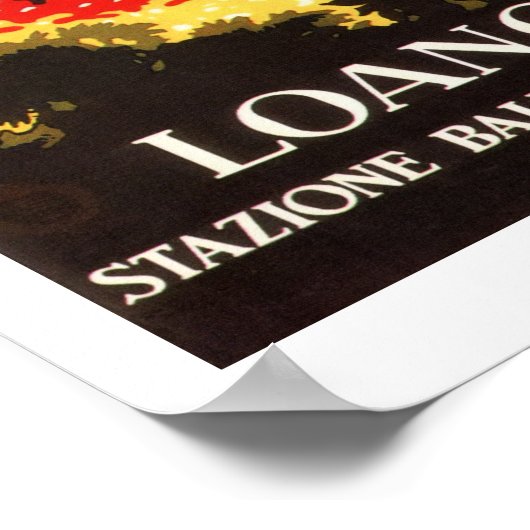 Loano Italy Riviera vintage Poster (Hoek)