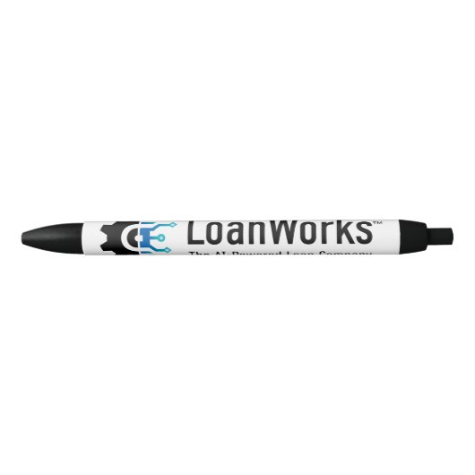 LoanWorks Company Pen - zwart of blauw (Voorkant)