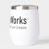 LoanWorks Company Stemless Wine Tumbler (Achterkant)