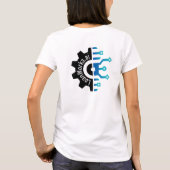 LoanWorks Company Vrouwen Custom T-Shirt - Wit (Achterkant)