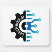 LoanWorks Gear+ Muismat - Wit (Voorkant)