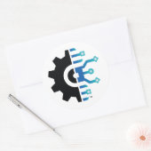 LoanWorks Gear Stickers - Rond (Envelop)